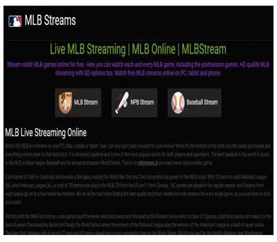 Páginas Para Ver Juegos De MLB En Vivo Gratis
