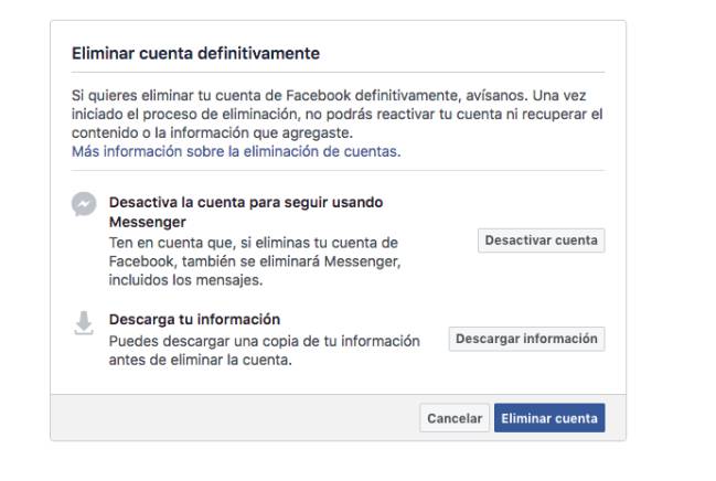 Elimina tu cuenta de Facebook fácilmente si no puedes acceder