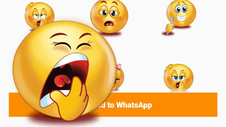 Stickers animados para WhatsApp con emoticones en movimiento