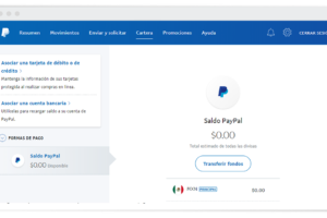 Transfiere dinero a PayPal desde tu tarjeta de débito